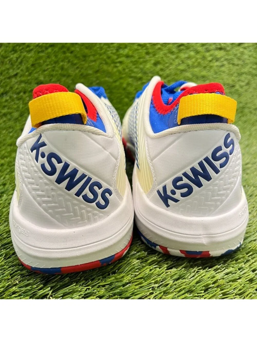 K-Swiss Hypercourt Supreme Mens Size 10.5 White Athletic Tennis Shoes Sneakers